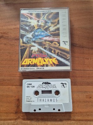 Armalyte (Thalamus) Commodore 64/128 Spiel Cassette Selten