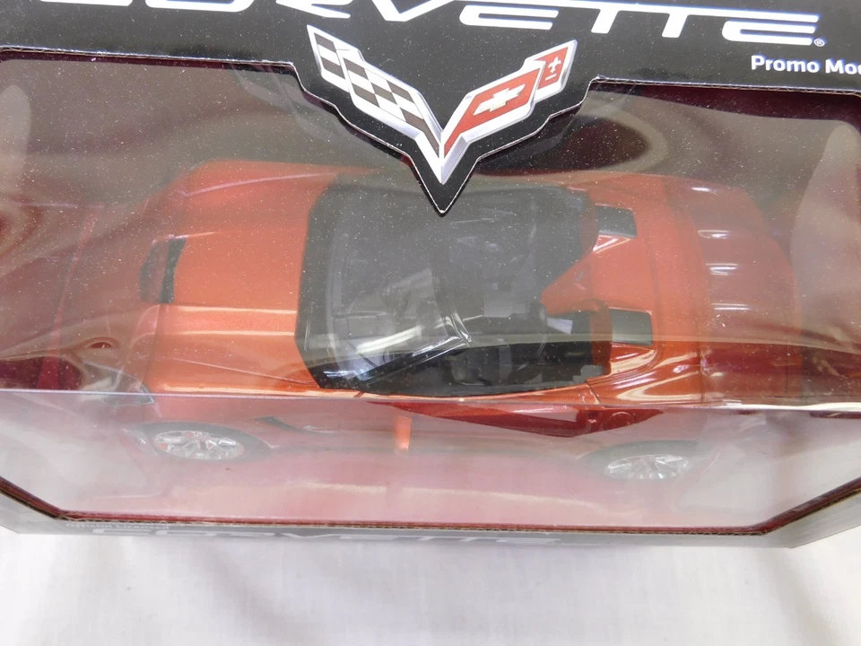 NEW AMT 1/25 SCALE 2016 CORVETTE ORANGE CONVERTIBLE PROMO MODEL ERTL - Image 2 of 4