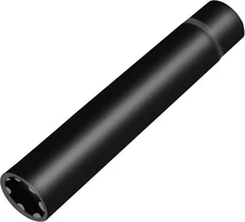 Spike Lug Nuts Socket Key with 7 Spline, Spiked Nut Full Size, Black 