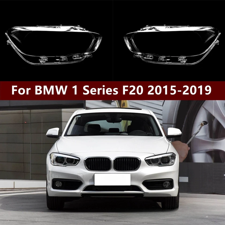 Conjunto de lente de cubierta de faro para BMW Serie 1 120i 2016 Foto 4 de 4