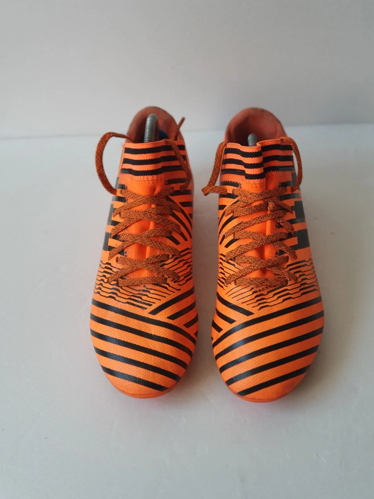 Scarpe da calcio Adidas uomo arancione nero stringate UK (51 2)EU (382 3) VL 2364B