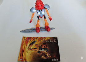 LEGO Bionicle Toa Tahu Nuva 8572 + Book, All Parts Very Good Condition