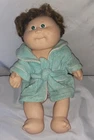 Vintage Cabbage Patch 1987 Splashin' Girl Brown Hair/ Green Eyes Hard Body