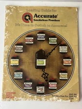 💥Vintage 1992 Accurate Smokeless Powders 5th Edition Guide GUNS! 1 Day Ship!👍