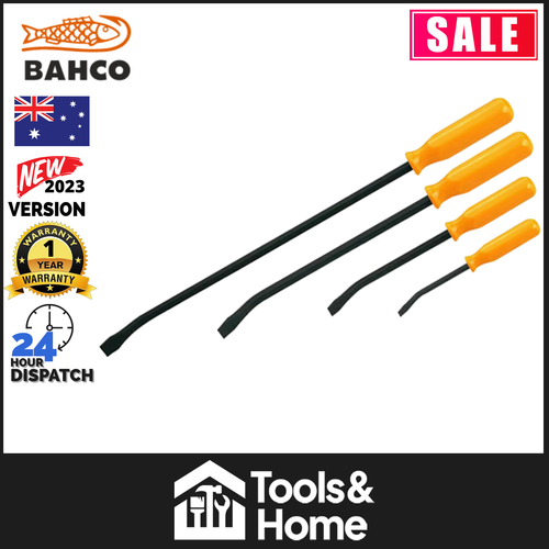 Bahco Pry Bar Set 4 Piece Professional Mechanics Pinch Bar Lever Set