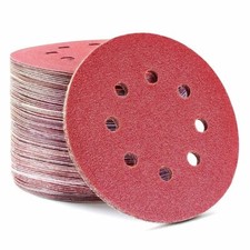50PCS 5Inch Sanding Discs 100 Grit Round Hook and Loop for Random Orbital Sander 0.32 per gallon