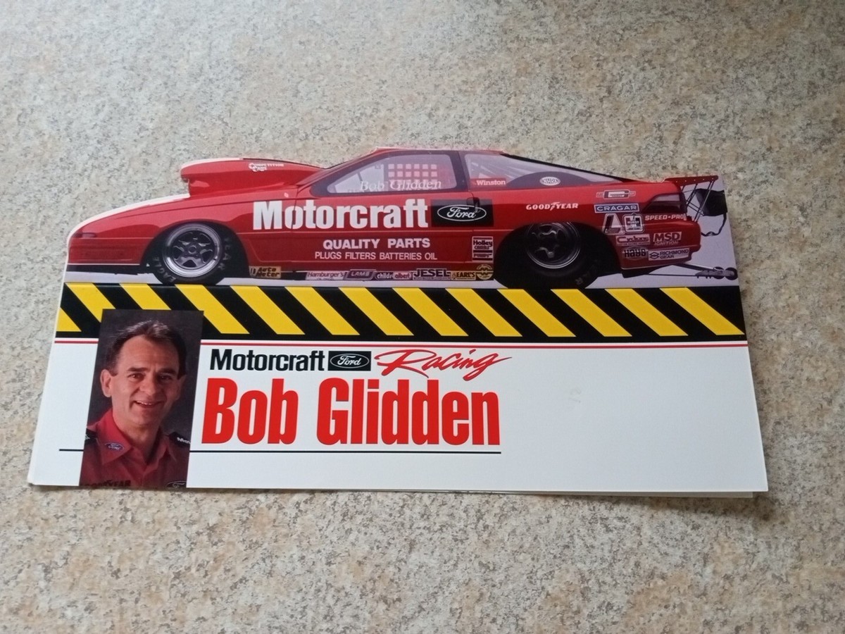 NHRA 1989 Bob Glidden Motorcraft Racing Ford Probe Pro Stock Drag