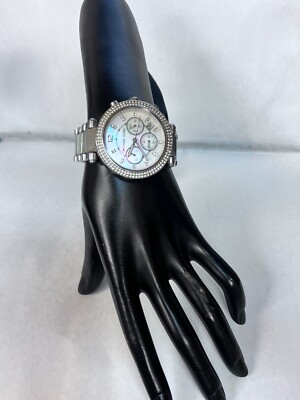 Michael Kors MK6138 MOP Dial CZ Ladies Watch. Pre-owned  display picture 2