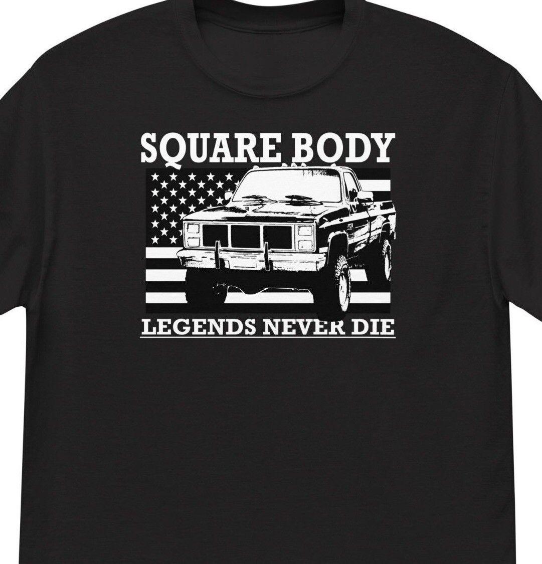 Squarebody Flag - Legends Never Die American Flag – Aggressive Thread Truck  Apparel