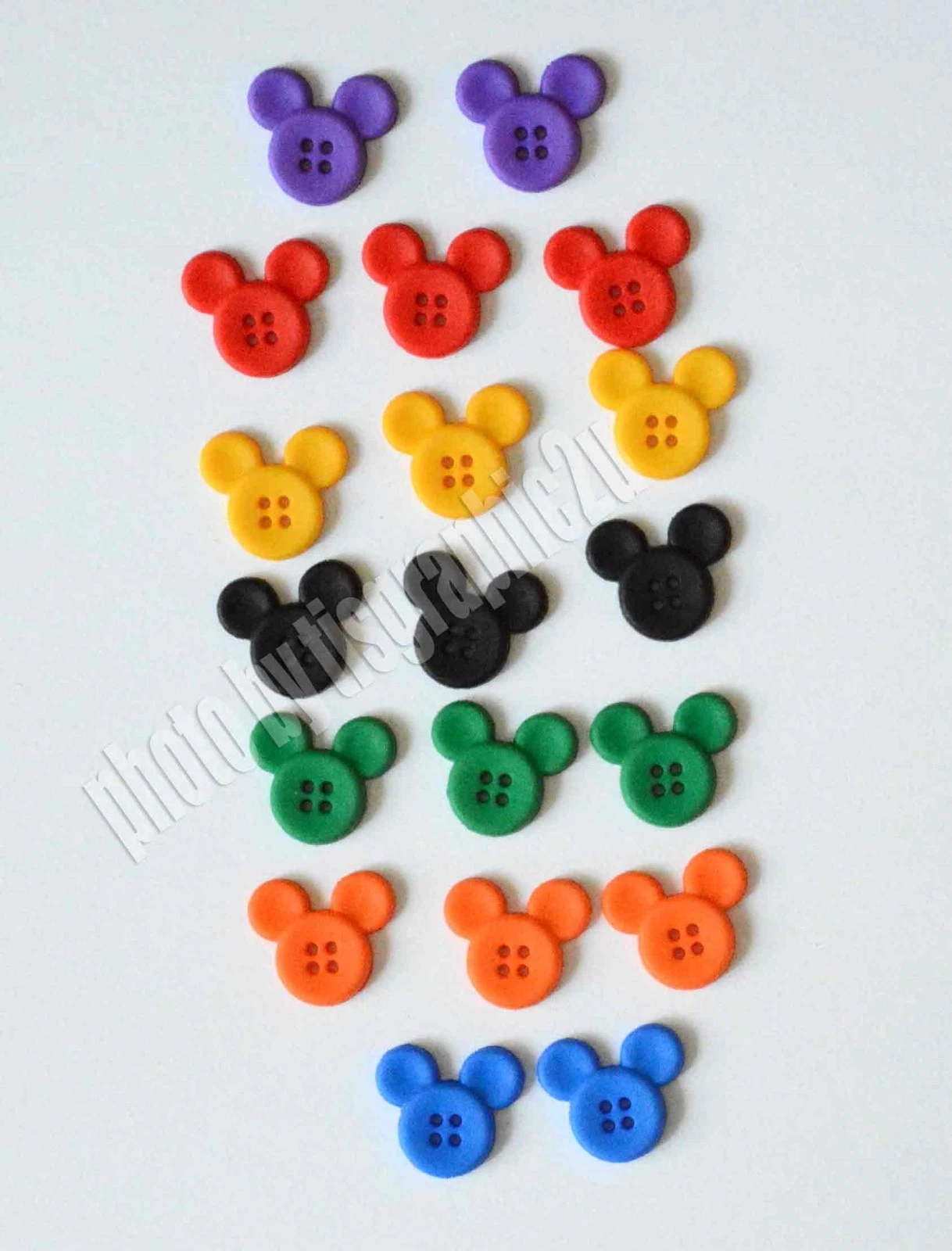 Sew Thru Mickey / Disney License ~ Dress It Up / Mickey Mouse Sew Thru Buttons