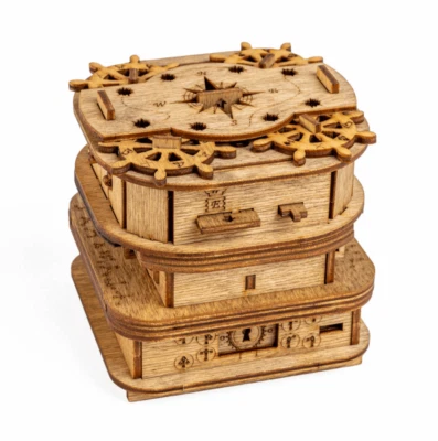 IDVENTURE Cluebox - Davy Jones Locker Puzzle Box