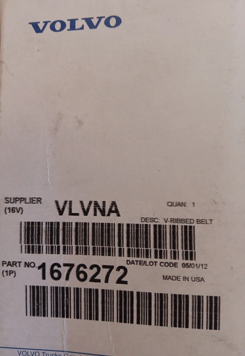 1V-RIBBED BELT OEM - NEW676272 / 23961020 GENUINE VOLVO Made In