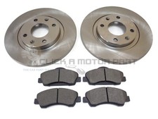 DISCOS Y PASTILLAS DE FRENO DELANTEROS CITROEN C4 CACTUS 1.2 14-17 (MODELOS CON DISCOS SÓLIDOS)