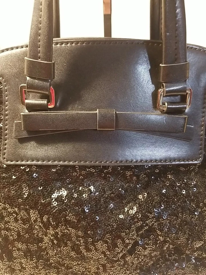 Сумка Kate Spade металлик блестки RIVA ROAD SCOTTY бант ОПРАВА сумка Дамская сумка черный - Изображение 2 из 4