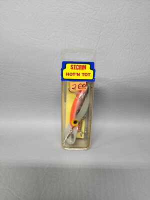best baits and lured for pre storm fishing Vintage Storm Pre Rapala Hot'n Tot AH108 Lure Walleye Bass Fishing Lure