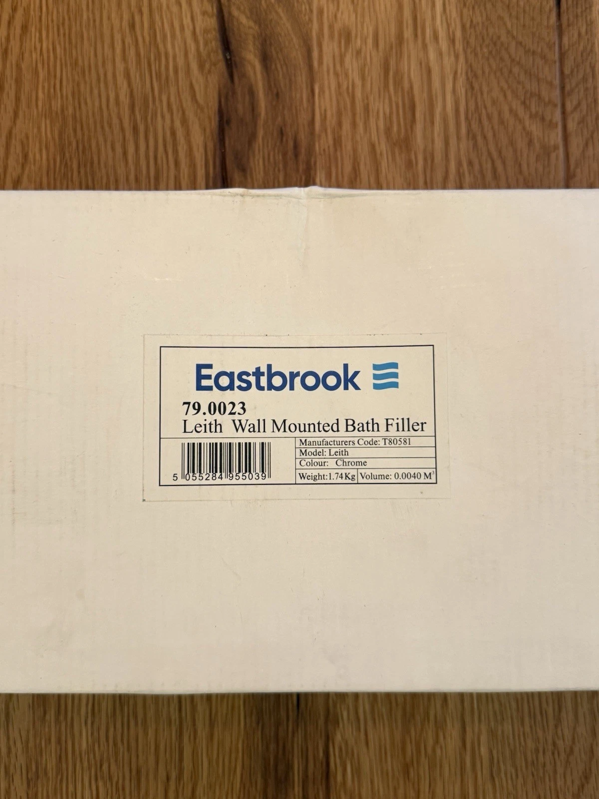 Eastbrook Leith 79.0023 Wall Mounted Bath Filler Chrome - Brand New 4