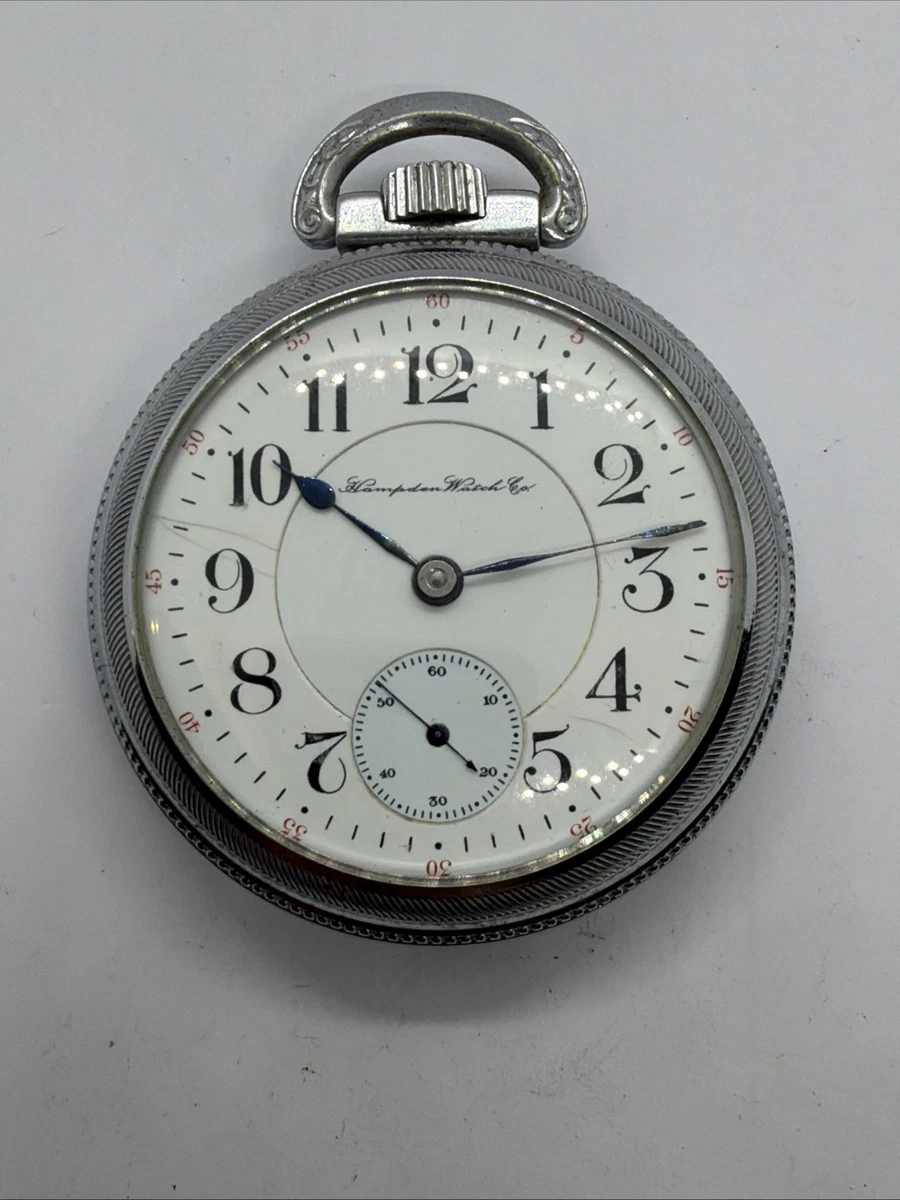 Hampden Pocket Watch Pocket Watches with Vintage for sale | eBay