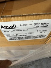 Ansell 144ct AlphaTec 88-356BT 13-mil Blue Latex Gloves SIZE 7 *SHIPS FREE*