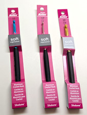 Susan Bates Silvaume Soft Crochet Hook E-4/ 3.5 MM New in Package DS