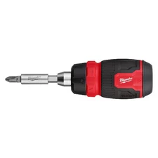 Milwaukee Tool 48-22-2913 Multi-Bit Screwdriver, Chrome, 9 Pcs