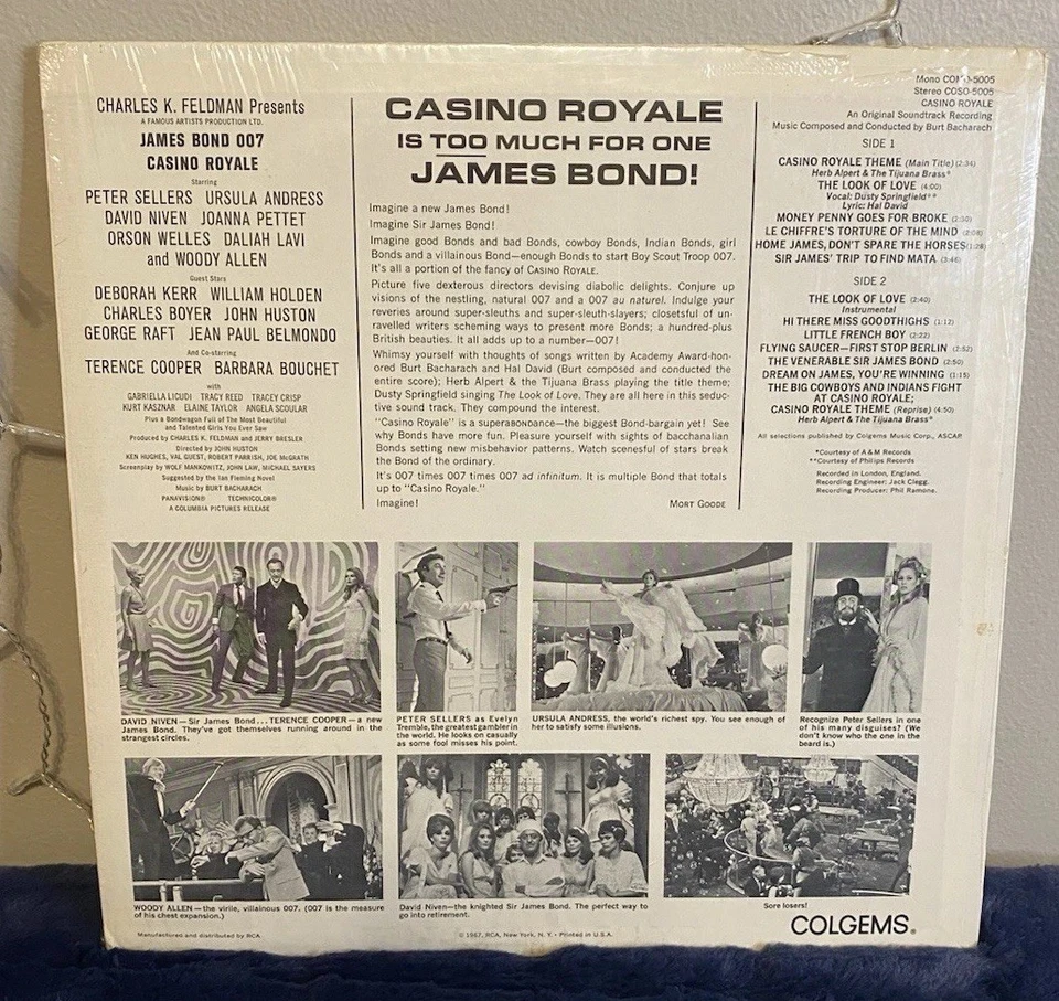 Casino Royale Original Soundtrack Vinyl - Image 2 of 4