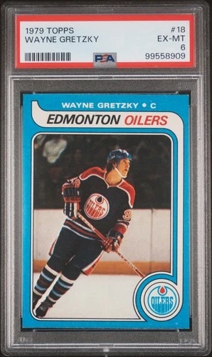 1979 TOPPS #18 WAYNE GRETZKY OILERS HOF PSA 6 Great Eye Appeal Nice Centering!!