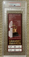 2017 Grammy Awards Ticket Staples Center PSA 7 Pop 1 Bruno Mars Album Of Year.