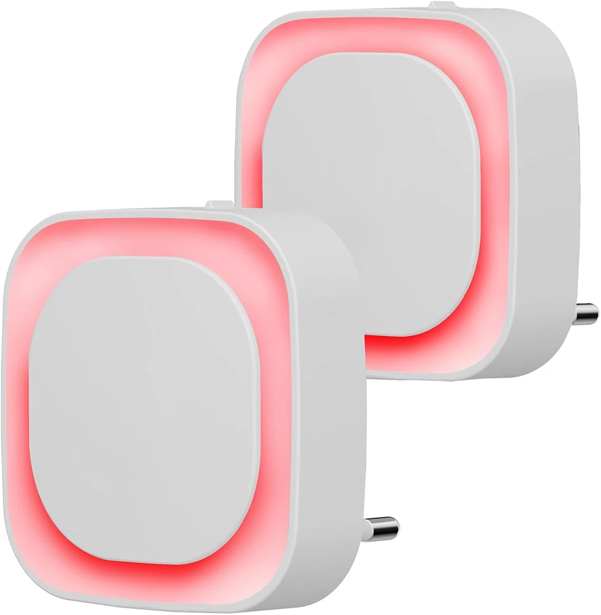 LOHAS-LED Luce Notturna Con Sensore Crepuscolare – 2 Pezzi, Regolabile 30/60/100 Lumen, 3000K Calda, Per Corridoio, Camera Da Letto, Bagno, Scale