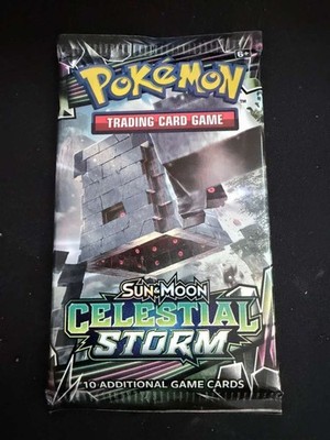 pokemon sun and moon celestial storm booster pack Pokemon TCG Sun & Moon Celestial Storm Sealed Booster Pack