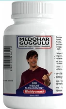 Baidyanath Medohar Guggulu 120 Tab| Enriched with Guggulu, Chitrakmool and...