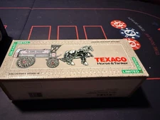 Texaco Horse and Tanker #8 1991 Die Cast Coin Bank ERTL New Stock No 9390VP