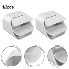 White Plastic Gutter Elbow Connector for 2xFor 3 Downspout Fits For 3x4 Gutters