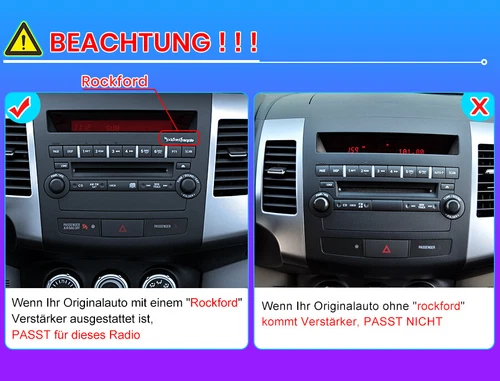 32G Für Mitsubishi Outlander II CWW 2005-2011 Android13 Autoradio CarPlay GPS - Bild 3 von 12