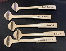 Set of 5 Vintage SiLite Inc Serving Salad Dressing Ladle Spoon 10.5 Inches