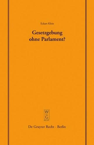 Thumbnail - Eckart Klein Gesetzgebung Ohne Parlament? (gebundene Ausgabe) (us