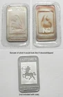 B249  1985 Zodiac VIRGO National Canada Mint 1 Toz .999 Fine Silver Art Bar