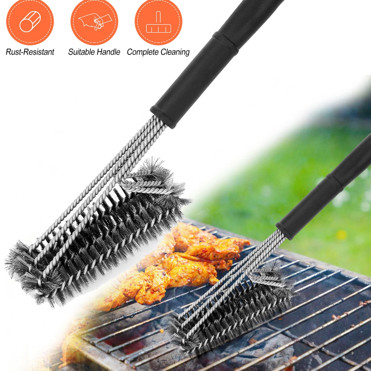 BBQ Grill Brush and Scraper, BBQ Cleaning Tools