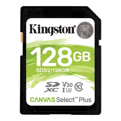 128GB SD-Karte U3 V30 Speicher für Canon EOS M6 Mark II 2,R,R5,R6,RP Kamera 4K