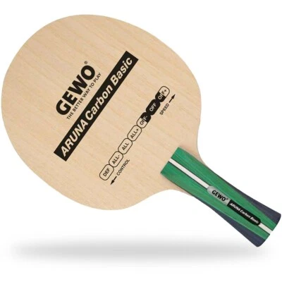 Gewo Aruna Carbon Basic table tennis blade, FL handle
