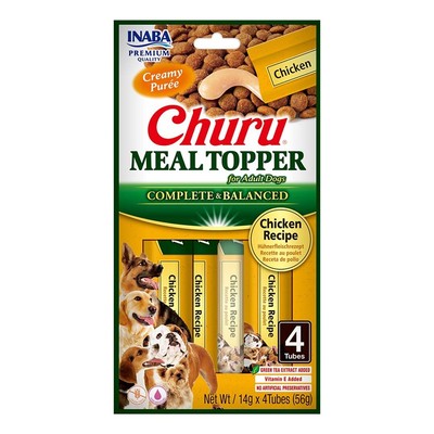 4262365730725 INABA Churu Meal Topper Chicken - leckerli für hunde - 4 x 14g INA