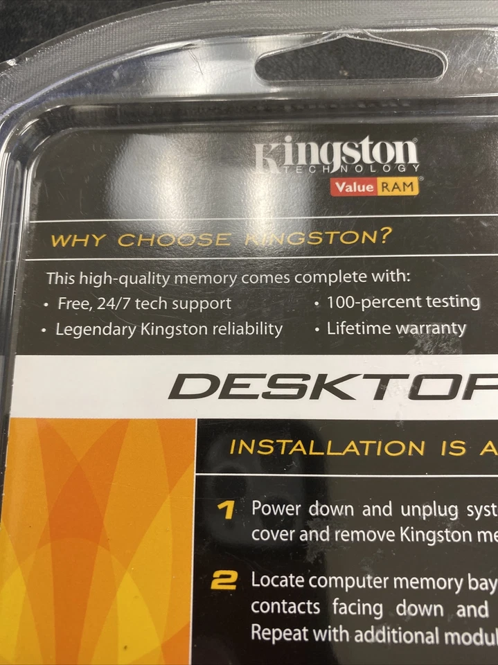 Kingston ValueRAM 512MB 400MHz PC3200 DDR Desktop Memory (KVR400/512R) - Image 4 of 4