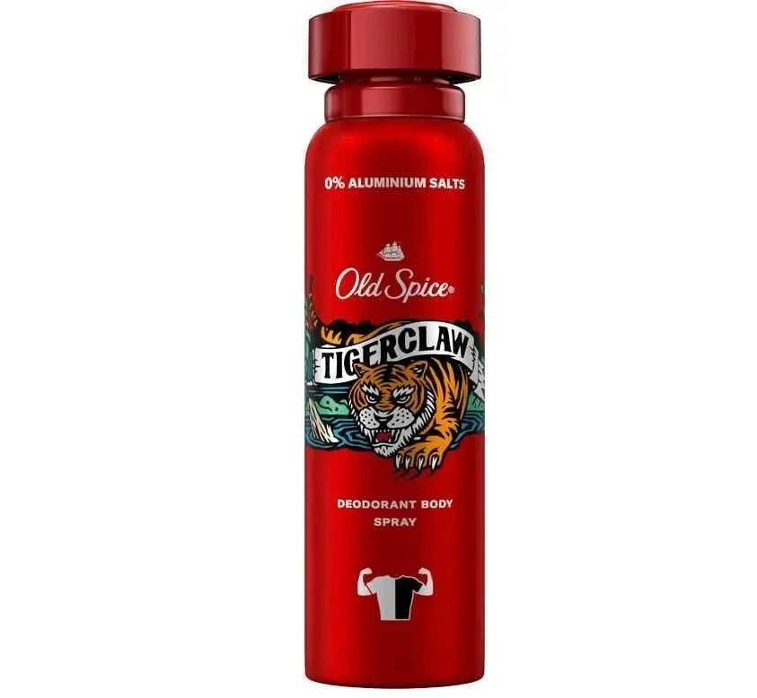 37,56€/L - 6er Pack Old Spice Deodorant Spray - Tigerclaw - 150ml