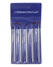 STAINLESS STEEL WATCH CLOCK REPAIR TOOL PICK HOOK 5 PROBE SET PIN STEM RELEASE