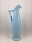 VTG 1930s Shawnee Pottery Pale Sky Blue Art Deco 8" Bud Vase Marked USA 1168
