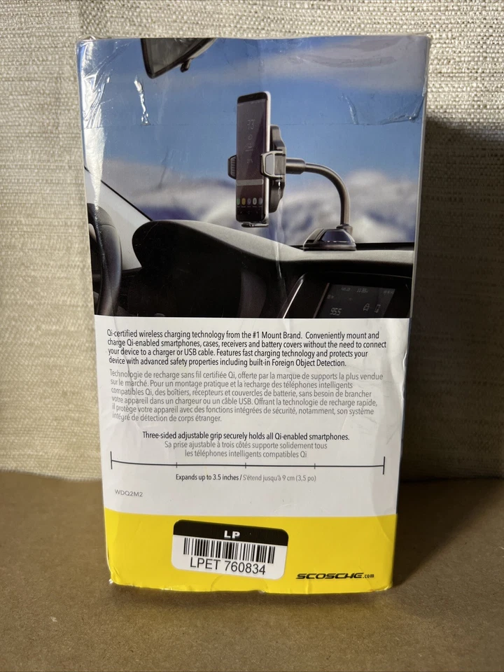 *SCOSCHE STUCKUP QI CHARGING UNIVERSAL WINDOW/DASH MOUNT WIRELESS - Image 3 of 4