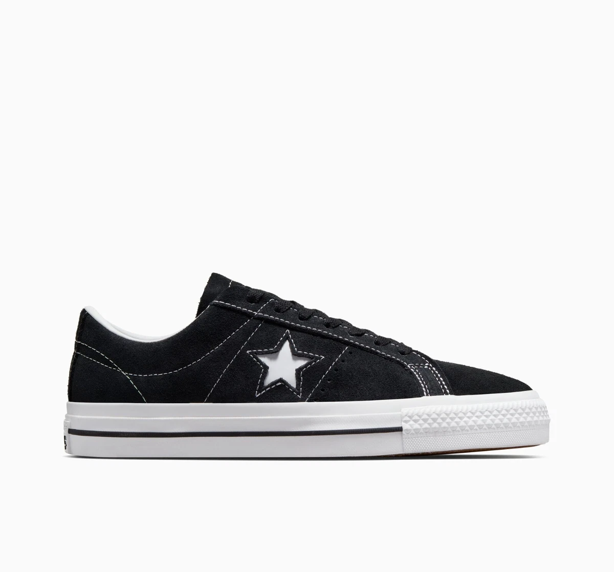 Converse CONS One Star Pro Shoes Black White eBay