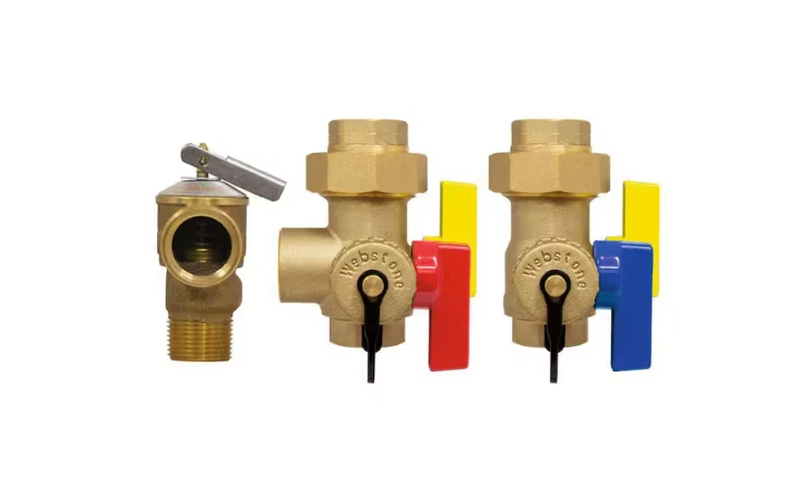 Webstone 3/4 in EXP Tankless Water Heater Service Valve Kit H-42443WPR-R - Image 2 of 4