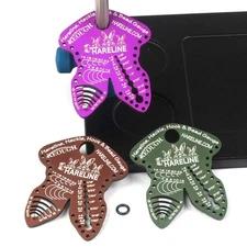 Hareline Anodized Hook, Hackle and Bead Gauge