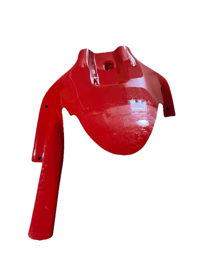 04-07 Honda CBR1000RR Winning Red Rear Tire Hugger Chain Guard  - Image 3 of 4