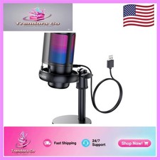 Crisp Audio Gaming Microphone - Cardioid Condenser Mic with Pop Filter